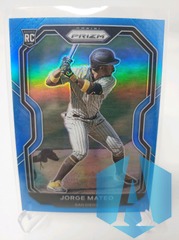 2021 Panini Prizm Carolina Blue Jorge Mateo #196 RC San Diego Padres